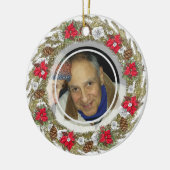 2-zijdige herdenkingsversiering keramisch ornament (Links)