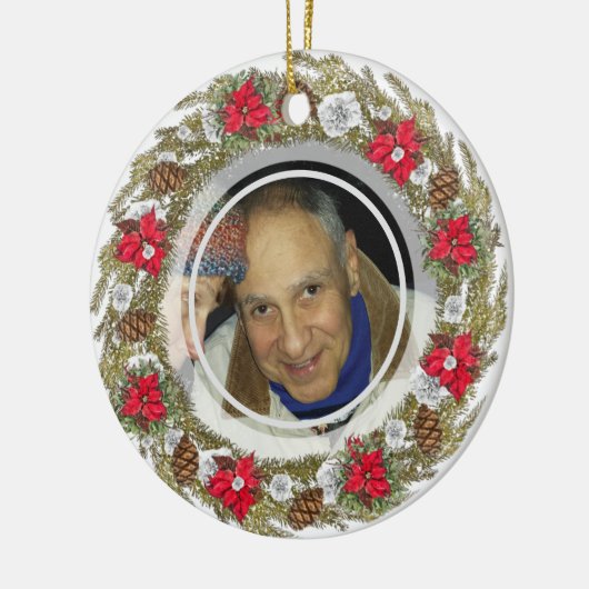 2-zijdige herdenkingsversiering keramisch ornament (Links)