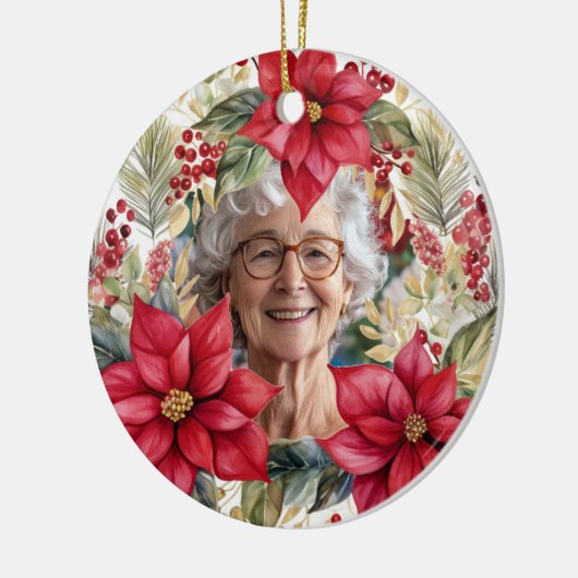 2-zijdige herdenkingsversiering keramisch ornament (Links)