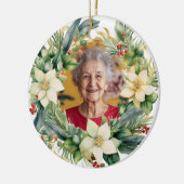 2-zijdige herdenkingsversiering keramisch ornament (Links)