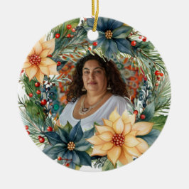 2-zijdige herdenkingsversiering keramisch ornament