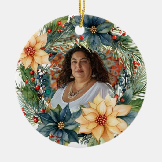 2-zijdige herdenkingsversiering keramisch ornament (Voorkant)