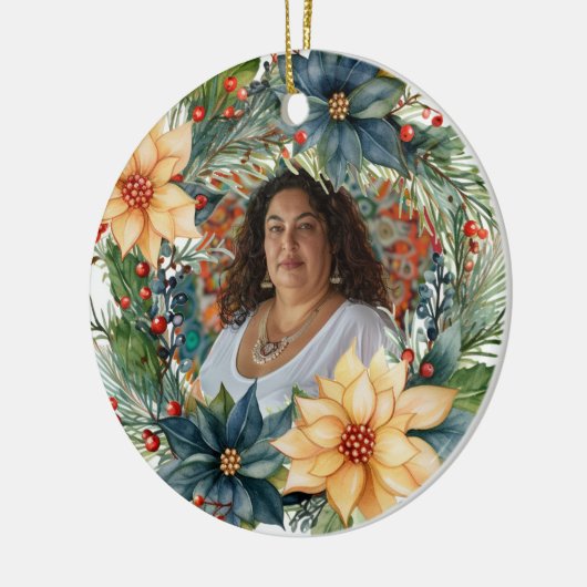 2-zijdige herdenkingsversiering keramisch ornament (Links)