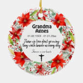 2-zijdige herdenkingsversiering keramisch ornament (Achterkant)