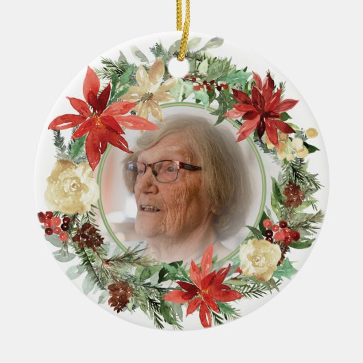 2-zijdige herdenkingsversiering keramisch ornament (Voorkant)