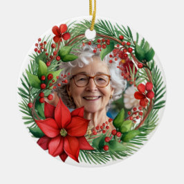 2-zijdige herdenkingsversiering keramisch ornament