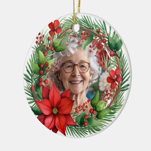 2-zijdige herdenkingsversiering keramisch ornament (Links)