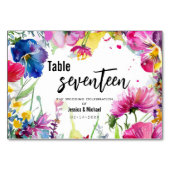 2-zijdige horizontale weide bloeit kaart (Voorkant)