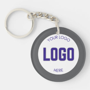 2-zijdige Logo over Clean Company Business Sleutelhanger