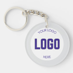 2-zijdige Logo over Clean Company Business Sleutelhanger