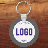 2-zijdige Logo over Clean Company Business Sleutelhanger (Voorkant)