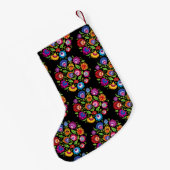 2-zijdige Poolse folklore-ronde samenstelling Kleine Kerstsok (Achterkant (Hangend))