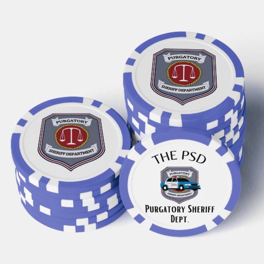 2-zijdige PSD Poker Chips (Opstapeling)