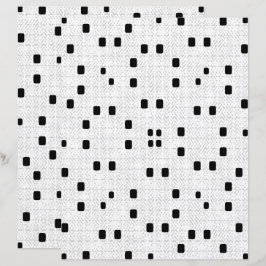 2-zijdige W&B getextureerde minimalisme scrapbookp
