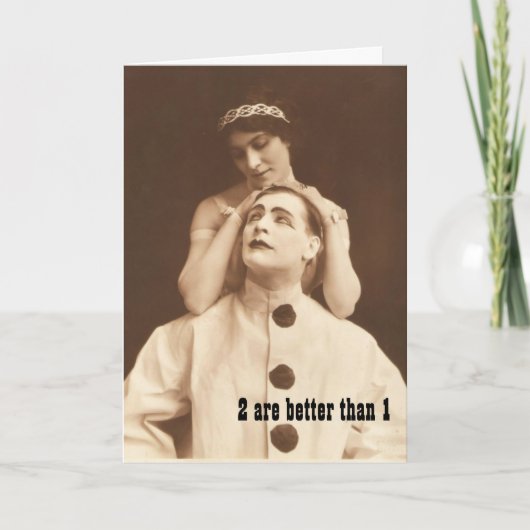 2 zijn beter dan 1 het verskaart van de Bijbel Bedankkaart (Voorkant)