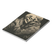 2 zombies knuffelen elkaar notitieblok (Linkerzijde)