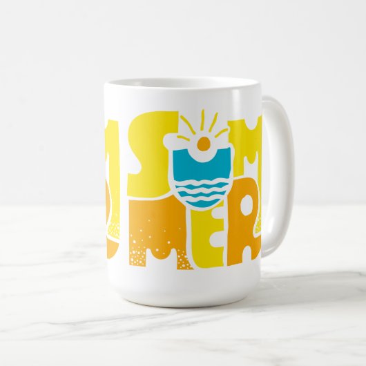 2 zomer koffiemok (Voorkant rechts)