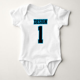 2 ZWARTE BLUE Tutu Football Babykleding Romper