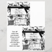 2 Zwarte heksenband met grote hershey Flyer (Voorkant)