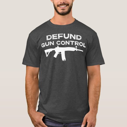 2a 2e wijziging Defund Pistool Control Pistool Own T-shirt (Voorkant)