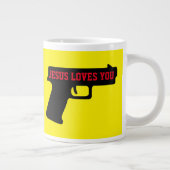 2A - JESUS LOVES YOU Jumbo Mok (Rechts)