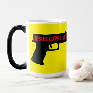 2A - JEZUS HOUDT VAN JE 15 Oz. Hittegevoelige mok