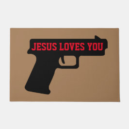 2A - JEZUS HOUDT VAN JE Deurmat