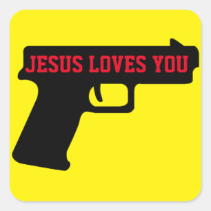 2A - JEZUS HOUDT VAN JE Sticker