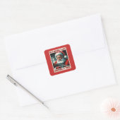 2A Kerstman Sticker | Tweede Amendement Kerstmis (Envelop)