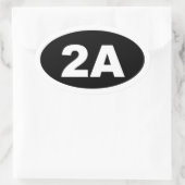 2A sticker (zwart) (Tas)
