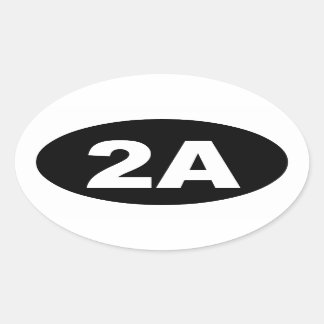 2A sticker (zwart)
