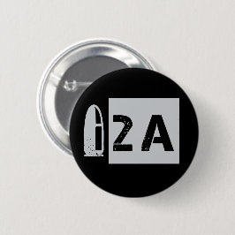 2A Tweede amendement: recht op beer Ronde Button 5,7 Cm
