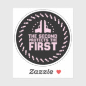 2A Tweede beschermt het eerste vrije Pistool van d Sticker (Vel)