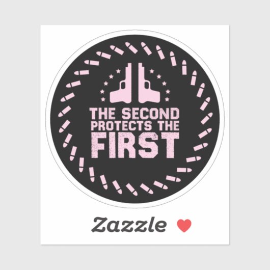 2A Tweede beschermt het eerste vrije Pistool van d Sticker (Vel)
