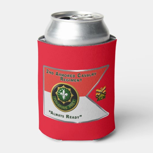 2ACR-Gids van het Gepantserde Cavalerie Regiment Blikjeskoeler (Blikje Voorkant)
