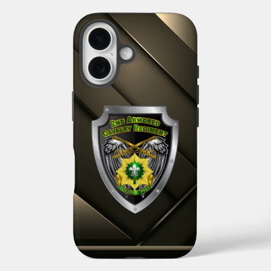 2ACR Pantser Cavalerie Regiment Case-Mate iPhone Case (Achterkant)