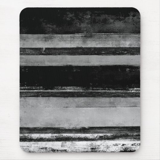 '2AM' Abstracte zwart-witkunst Muismat (Voorkant)