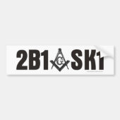 2B1ASK1 - Bumpersticker (Voorkant)