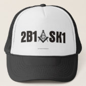 2B1ASK1 - Masonic Trucker Hat Pet (Voorkant)