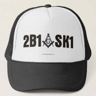 2B1ASK1 - Masonic Trucker Hat Trucker Pet
