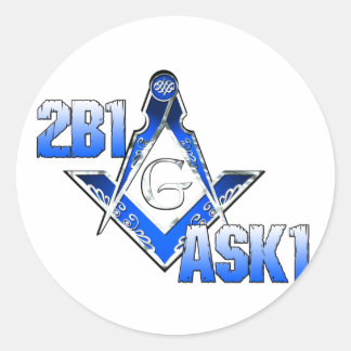 2B1ASK1 RONDE STICKER