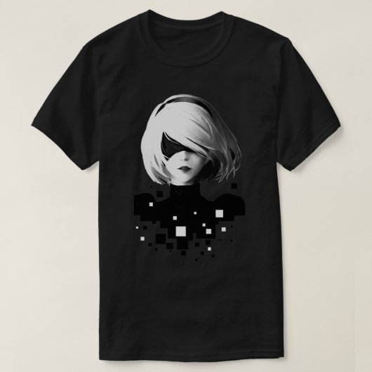 2B en pixels T-shirt (Design voorkant)