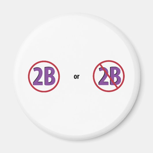 2B MAGNEET (Voorkant)