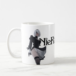 2B Nier Automata witte glanzende Mok