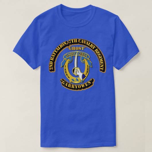 2Bn 7e Cav RGT Ghost T-shirt (Design voorkant)