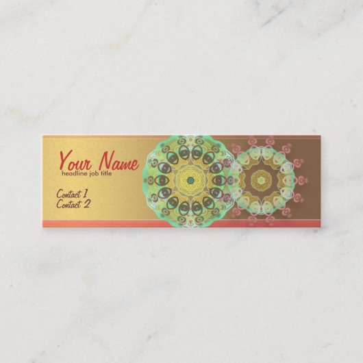 2Circuitprofielkaart Mini Visitekaartje (Voorkant)