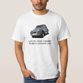 2CV Charleston - 6 kleurenopties, het leven is T-shirt (Voorkant)