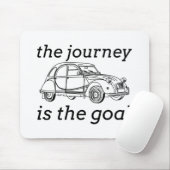 2CV Deux Chevaux De reis is het doel Muismat (Met muis)