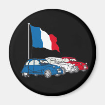 2CV Deux Chevaux Franse Tricolore Vlag