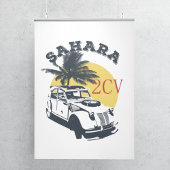 2cv Deux Chevaux Sahara Offroad Oldtimer Poster